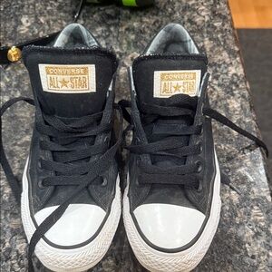 Converse Black and White High-Top Sneakers